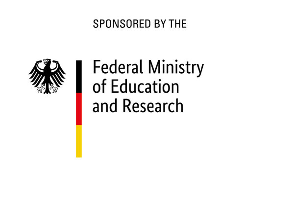 Logo of the Federal Ministry of Education and Research with the note ‘Funded by’.